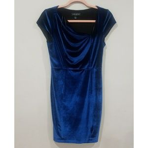 Blue Suede Dress
